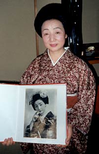 Photograph of Geisha advisor in Japan